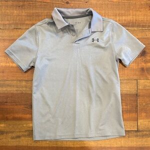 Under Armour Light Gray Polo Shirt